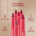 Buy NY Bae Transfer-proof Matte Crayon Lipstick –Lover 06 - 2 gm Creamy & Moisturizing | Vitamin E | Feather Light Texture | 12 shades for all Indian skin tones | Smudge Proof | Retractable, Easy to Use | Smooth Application | 8 hrs+ Long Lasting - Purplle