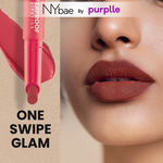 Buy NY Bae Transfer-proof Matte Crayon Lipstick – Tuberose 05 - 2 gm Creamy & Moisturizing | Vitamin E | Feather Light Texture | 12 shades for all Indian skin tones | Smudge Proof | Retractable, Easy to Use | Smooth Application | 8 hrs+ Long Lasting - Purplle