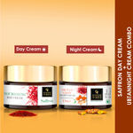 Buy Good Vibes Saffron Day Cream and Ubtan De-tan Night Cream Combo (Set of 2) - Good Vibes De-Tan Glow Night Cream Ubtan with Power of Serum (50 gm) + Good Vibes Saffron Nourishing Day Cream (50 gm) Combo of 2 - Purplle