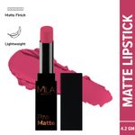 Buy MILA BEAUTE Pro Mattes Lipstick Luxurious Creamy Matte Texture - 18 Saira Banu (4.2 gm) - Purplle