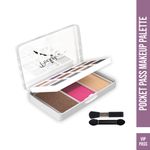 Buy Glam 21 Pocket Pass All-In-One Makeup Palette - VIP Pass (22 gm) - Purplle