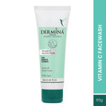 Buy Dermina Creamy Vitamin C Face Wash with Kakadu Plum for Clean, Oil Free Skin & Instant Glow, All Skin Types, 60 gm - Purplle