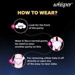 Buy Whisper Super Absorbent Period Panty, 6 M-L Pants - 6 pc - Purplle