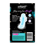 Buy Whisper Bindazzz Nights 44 XXL Sanitary Pads, Upto 0% Leaks All Night Long - Purplle