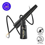 Buy Blue Heaven 24hr Stay Liquid Eyeliner Waterproof Smudge Proof | Quick Dry, Fine-Tip Brush for Precision | Long-Lasting Eye Liner for Women | Black | 3 ml - Purplle