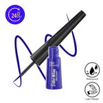 Buy Blue Heaven 24hr Stay Liquid Eyeliner Waterproof Smudge Proof | Quick Dry, Fine-Tip Brush for Precision | Long-Lasting Eye Liner for Women | Electric Blue | 3 ml - Purplle