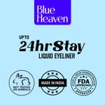 Buy Blue Heaven 24hr Stay Liquid Eyeliner Waterproof Smudge Proof | Quick Dry, Fine-Tip Brush for Precision | Long-Lasting Eye Liner for Women | Cotton Candy | 3 ml - Purplle