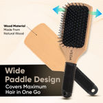 Buy Vega Salon Smooth Hair Straightener & Brush combo| Salon Smooth Hair Straightener (VHSH-42) & Wooden Paddle Hair Brush (E1-PB) Combo of 2 - Purplle