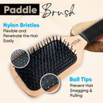 Buy Vega Salon Smooth Hair Straightener & Brush combo| Salon Smooth Hair Straightener (VHSH-42) & Wooden Paddle Hair Brush (E1-PB) Combo of 2 - Purplle