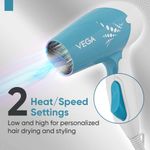 Buy Vega Salon Smooth Hair Straightener & Dryer combo | Salon Smooth Hair Straightener (VHSH-42) & Insta Glam Foldable 1000 Watts Hair Dryer (VHDH-29) Combo of 2 - Purplle