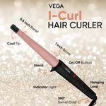 Buy Vega Salon Smooth Hair Straightener & Curler combo | Salon Smooth Hair Straightener (VHSH-42) & I-Curl Hair Curler for Women with Ceramic Coated 0.5 inch-1 inch Barrel (VHCH-05) Combo of 2 - Purplle