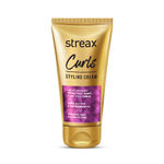 Buy Streax Curls Styling Cream 150 gm – Curl-Defining Leave-In for Frizz-Free, Shiny Curl - Purplle