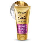 Buy Streax Curls Styling Cream 150 gm – Curl-Defining Leave-In for Frizz-Free, Shiny Curl - Purplle