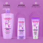 Buy L'Oreal Paris Hyaluron 72HR Hydration Kit (Shampoo 1000 ml + Conditioner 175 ml + Night Cream 180 ml)Combo of 3 - Purplle
