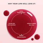 Buy Hyphen Tinted Lip Balm | Brightens Dark Lips & Pigmentation | 1% Vitamin E, Peptide | 24H Moisturization for Dry & Chapped Lips- Jelly Glaze, Red- 10 gm - Purplle