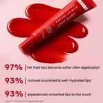 Buy Hyphen Tinted Lip Balm | Brightens Dark Lips & Pigmentation | 1% Vitamin E, Peptide | 24H Moisturization for Dry & Chapped Lips- Jelly Glaze, Red- 10 gm - Purplle