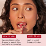 Buy Hyphen Tinted Lip Balm | Brightens Dark Lips & Pigmentation | 1% Vitamin E, Peptide | 24H Moisturization for Dry & Chapped Lips- Jelly Glaze, Red- 10 gm - Purplle
