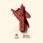 Buy Mamaearth Luxe Matte Long Stay Lipstick with Passion Fruit Oil & Vitamin E -2 gm | Red Espresso 16 Hour Long Stay | High Impact Color | Made Safe Certified - Purplle