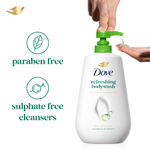 Buy Dove Refreshing Body Wash, with Cucumber & Green Tea Scent (825 ml) - Purplle