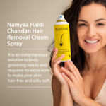 Buy Namyaa Haldi Chandan Hair Removal Cream Spray (180 gm) - Purplle