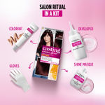 Buy L'Oreal Paris Casting Creme Gloss Hair Color With Glycolic Gloss Complex | Shade 360 - Black Cherry | 60ml + 40ml + 60g - Purplle