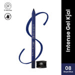 Buy Swiss Beauty Intense Gel Kajal | 12-Hour Stay | Waterproof | Smudge-Proof | Creamy Texture | Highly Pigmented | Multi-Use Eye Pencil - Royal Blue (1.2 gm) - Purplle