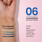 Buy Swiss Beauty Intense Gel Kajal | 12-Hour Stay | Waterproof | Smudge-Proof | Creamy Texture | Highly Pigmented | Multi-Use Eye Pencil - Turquoise (1.2 gm) - Purplle