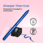 Buy Swiss Beauty Intense Gel Kajal | 12-Hour Stay | Waterproof | Smudge-Proof | Creamy Texture | Highly Pigmented | Multi-Use Eye Pencil - Turquoise (1.2 gm) - Purplle