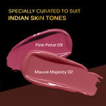 Buy FACES CANADA Comfy Matte Wow Liquid Lipstick - Soft Girl Era, (3.8 ml x 2) | Pink Petal 09 + Mauve Majesty 02 | Long Lasting | Matte Finish | Lipstick Combo | Pack of 2 - Purplle