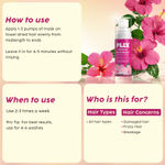 Buy PLIX Hibiscus Bond Repair Leave-In Hair Mask | K18 Peptide™ & FiberHance™ | Repairs Damage, Reduces Frizz & Strengthens Hair | Vegan & Sulfate-Free | 50 gm - Purplle