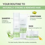 Buy Wella Professionals Elements Renewing Sulfate & Paraben-Free Shampoo (50 ml) + Hair Mask (30ml) Regime For Frizz-Free Hair With Aloe Vera - Combo of 2 - Purplle