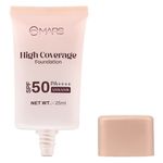 Buy MARS SPF50 PA++++ High Coverage Foundation (25 ml) (01-IVORY GLOW) | Blemish Free & Easy to Blend Foundation for Makeup - Purplle