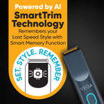 Buy Vega SmartOne S2 Trimmer for Men with AI SmartTrim Technology, 160 mins Runtime, USB Type C, IPX7 Waterproof & 40 Length Settings, 3 Unique Speed Modes, Rubber Grip, Travel Friendly, (VHTH-31) - 1 pc - Purplle