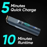 Buy Vega SmartOne S2 Trimmer for Men with AI SmartTrim Technology, 160 mins Runtime, USB Type C, IPX7 Waterproof & 40 Length Settings, 3 Unique Speed Modes, Rubber Grip, Travel Friendly, (VHTH-31) - 1 pc - Purplle