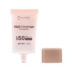 Buy MARS SPF50 PA++++ High Coverage Foundation (25ml) (08-DEEP TAN) | Blemish Free & Easy to Blend Foundation for Makeup - Purplle