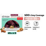Buy Streax Creme Permanent Hair Colour - 3.16 Burgundy Hair Color- 45 gm (Pack of 5) - Purplle