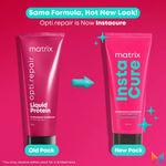 Buy Matrix Insta Cure Professional Liquid Protein Shampoo + Conditioner for Damaged Hair| Ditch Damage from the 1st Use*| Reduced Split Ends Breakage Knotting (350ml + 100ml) Combo of 2 - Purplle