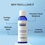 Buy DERMDOC 2% Salicylic Acid Face Wash (120 ml) | Oily, Sensitive & Acne Prone Skin Friendly | Clears Pimples, Dark Spots, Whiteheads & Blackheads | Gentle Exfoliation - Purplle