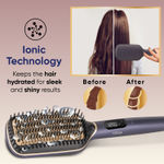 Buy Vega LitStyle L1 Hair Straightening Brush for Women with Triple Care & ThermoProtect Technology, Frizz-Free Hair in Few Mins, Hair Straightener, Straightening Effect Upto 12 Hours, (VHSB-06) 1 pc - Purplle