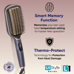 Buy Vega LitStyle L1 Hair Straightening Brush for Women with Triple Care & ThermoProtect Technology, Frizz-Free Hair in Few Mins, Hair Straightener, Straightening Effect Upto 12 Hours, (VHSB-06) 1 pc - Purplle