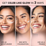 Buy FACES CANADA Radiant Skin Combo | Strobe Cream - Rose Gold (30 ml) + Pre-Makeup Moisture Glow Sheet Mask (20 gm) | Highlighter | Glowing Skin | Hydrating | Flawless Makeup Base - Purplle