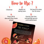 Buy Faces Canada Radiant Skin Combo - Strobe Cream - Rose Gold (30 ml) + Pre-Makeup Moisture Glow Sheet Mask (20 gm) - Purplle