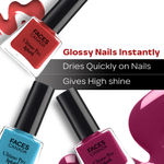 Buy FACES CANADA Ultime Pro Splash Nail Enamel - Pink Fever Combo | Pink Flemenco 21 (8 ml) + Ignite 35 (8 ml) + Twinkle 36 (8 ml) + Pink Punch 130 (8 ml) | Glossy Finish | Long Lasting | Pack of 4 - Purplle