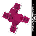 Buy Faces Canada Ultime Pro Splash Nail Enamel Pack Of 4 Combo - Pink Flemenco 21 (8 ml x 4) - Purplle