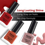 Buy Faces Canada Ultime Pro Splash Nail Enamel Pack Of 4 Combo - Pink Flemenco 21 (8 ml x 4) - Purplle