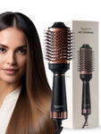 Buy MakeMeeBold by Urban Yog Hot Air Brush|2-in-1 Hair Dryer & Straightener with 3 Temp & 2 Speed Settings, 360° Airflow Vents, PTC Fast Heating, Ceramic Plates, Auto Shut-Off,Tangle-Free Bristles,1200 Watt, 1 Pc - Purplle