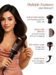 Buy MakeMeeBold by Urban Yog Hot Air Brush|2-in-1 Hair Dryer & Straightener with 3 Temp & 2 Speed Settings, 360° Airflow Vents, PTC Fast Heating, Ceramic Plates, Auto Shut-Off,Tangle-Free Bristles,1200 Watt, 1 Pc - Purplle