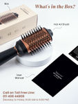 Buy MakeMeeBold by Urban Yog Hot Air Brush|2-in-1 Hair Dryer & Straightener with 3 Temp & 2 Speed Settings, 360° Airflow Vents, PTC Fast Heating, Ceramic Plates, Auto Shut-Off,Tangle-Free Bristles,1200 Watt, 1 Pc - Purplle