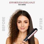 Buy MakeMeeBold by Urban Yog Hair Straightener Brush| Frizz Free Hair | Electric Hair Straightner Comb | With Ceramic Coated Plates, 5 Temperature Controls,1200 Watt, Black, 1 Pc - Purplle