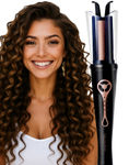 Buy MakeMeeBold by Urban Yog Automatic Hair Curler| Easy Two-Way Curling Iron with 4 Temperature Settings | Anti-Scald Design, Quick Curls in 10-15 Min, Tangle-Free, Ceramic Coating, 360° Swivel Cord, 1 Pc - Purplle